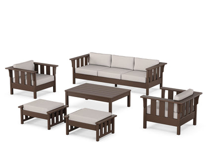 POLYWOOD Acadia 6-Piece Lounge Sofa Set
