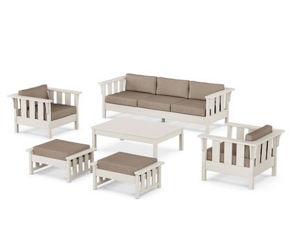 POLYWOOD Acadia 6-Piece Lounge Sofa Set