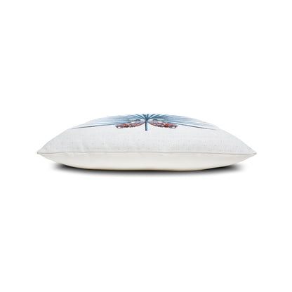Elaine Smith Chameleon Capri 22x22 outdoor pillow, blue - view 7