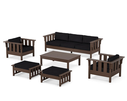 POLYWOOD Acadia 6-Piece Lounge Sofa Set