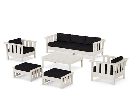 POLYWOOD Acadia 6-Piece Lounge Sofa Set