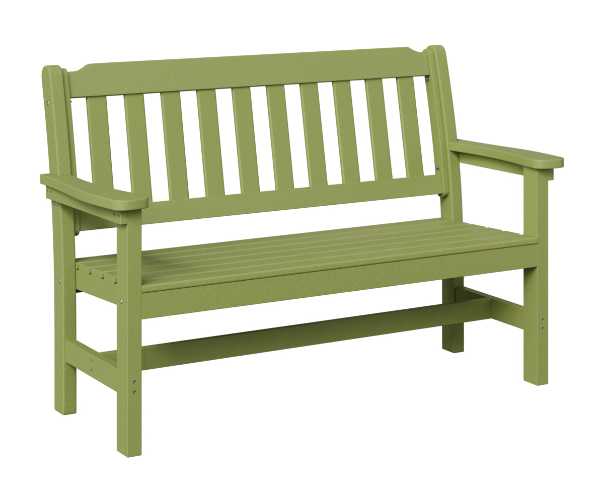 Berlin Gardens Garden Bench in Kiwi Green