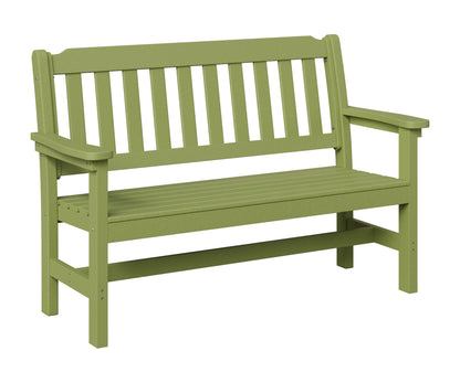 Berlin Gardens Garden Bench in Kiwi Green