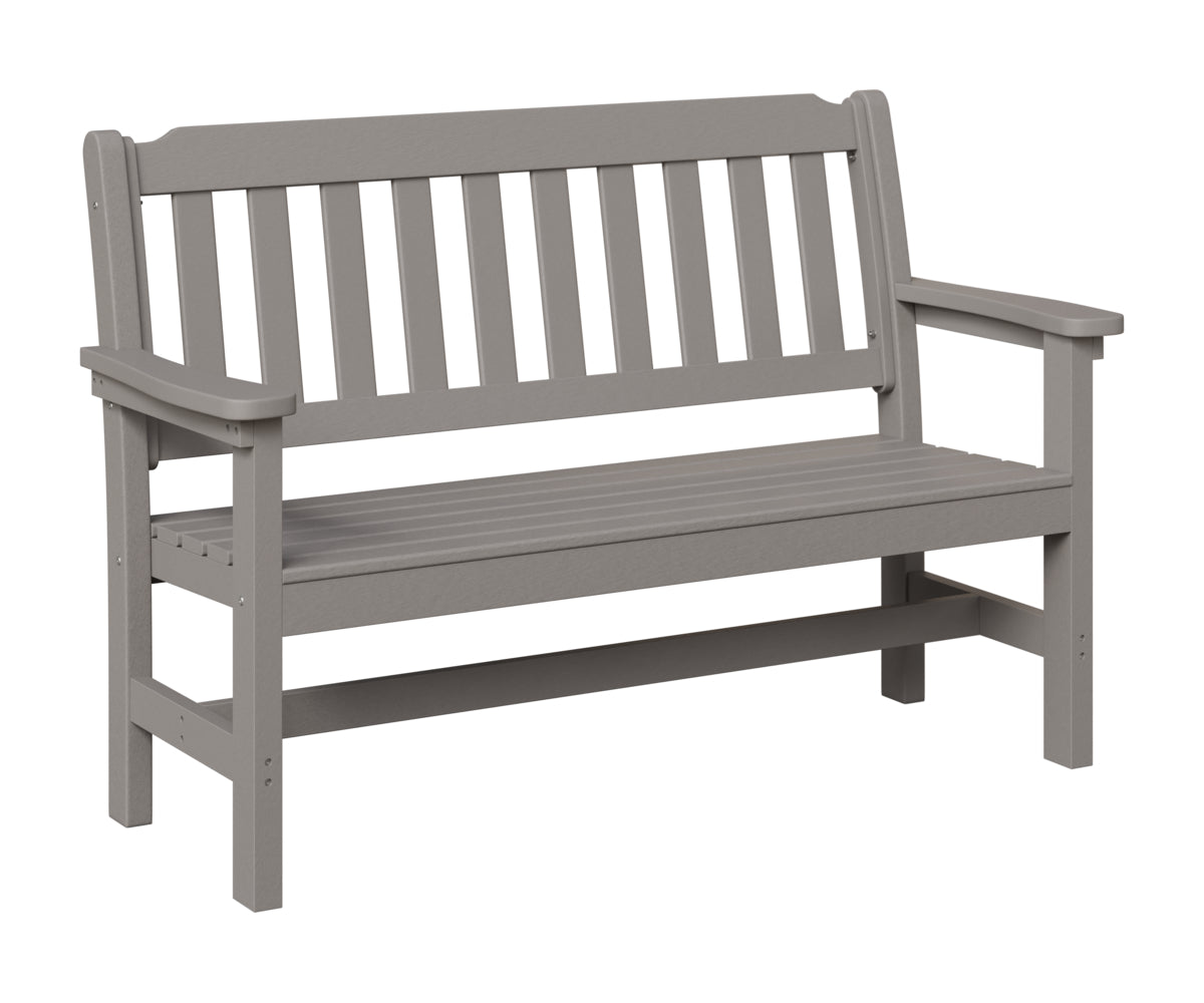 Berlin Gardens Garden Bench in Light Gray