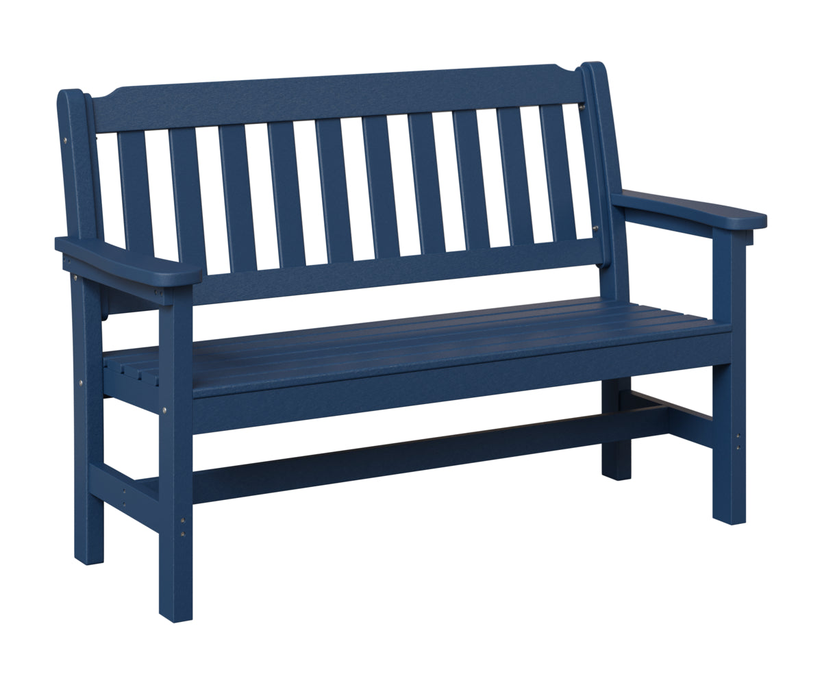 Berlin Gardens Garden Bench in Navy Blue