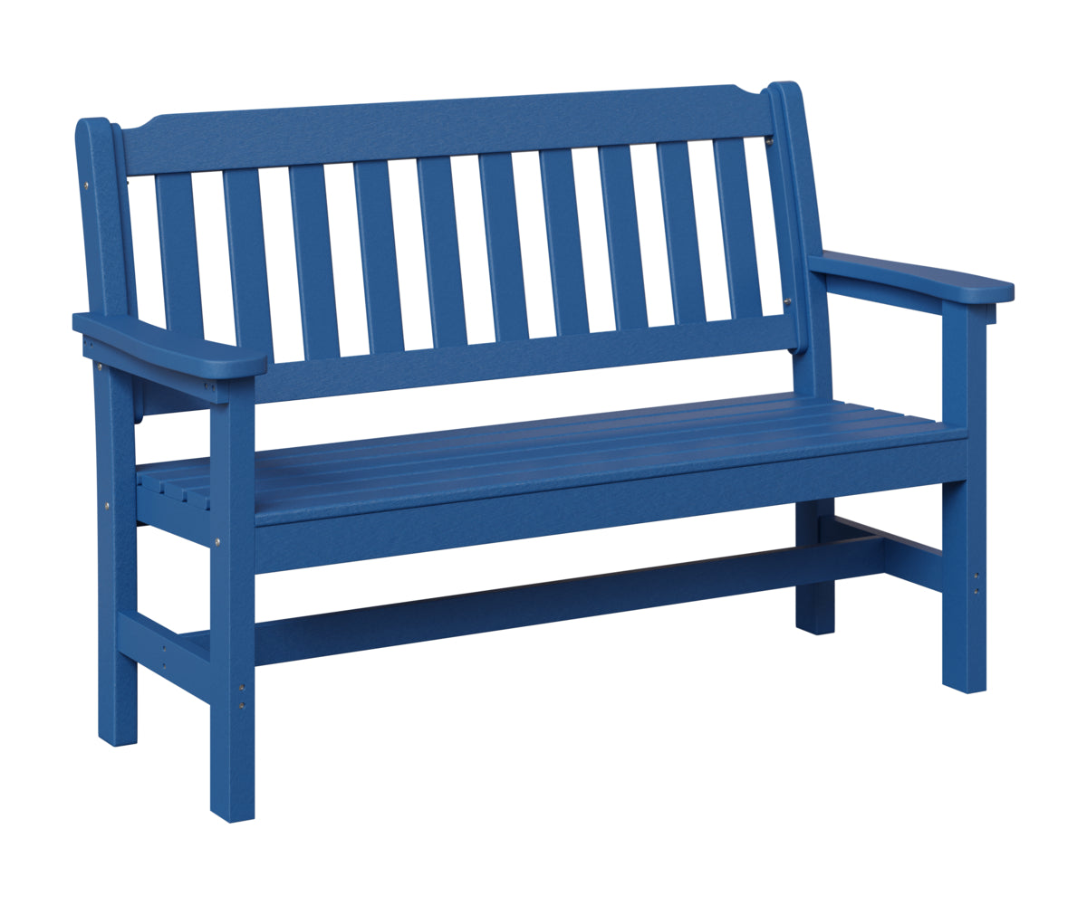 Berlin Gardens Garden Bench in Pacific Blue