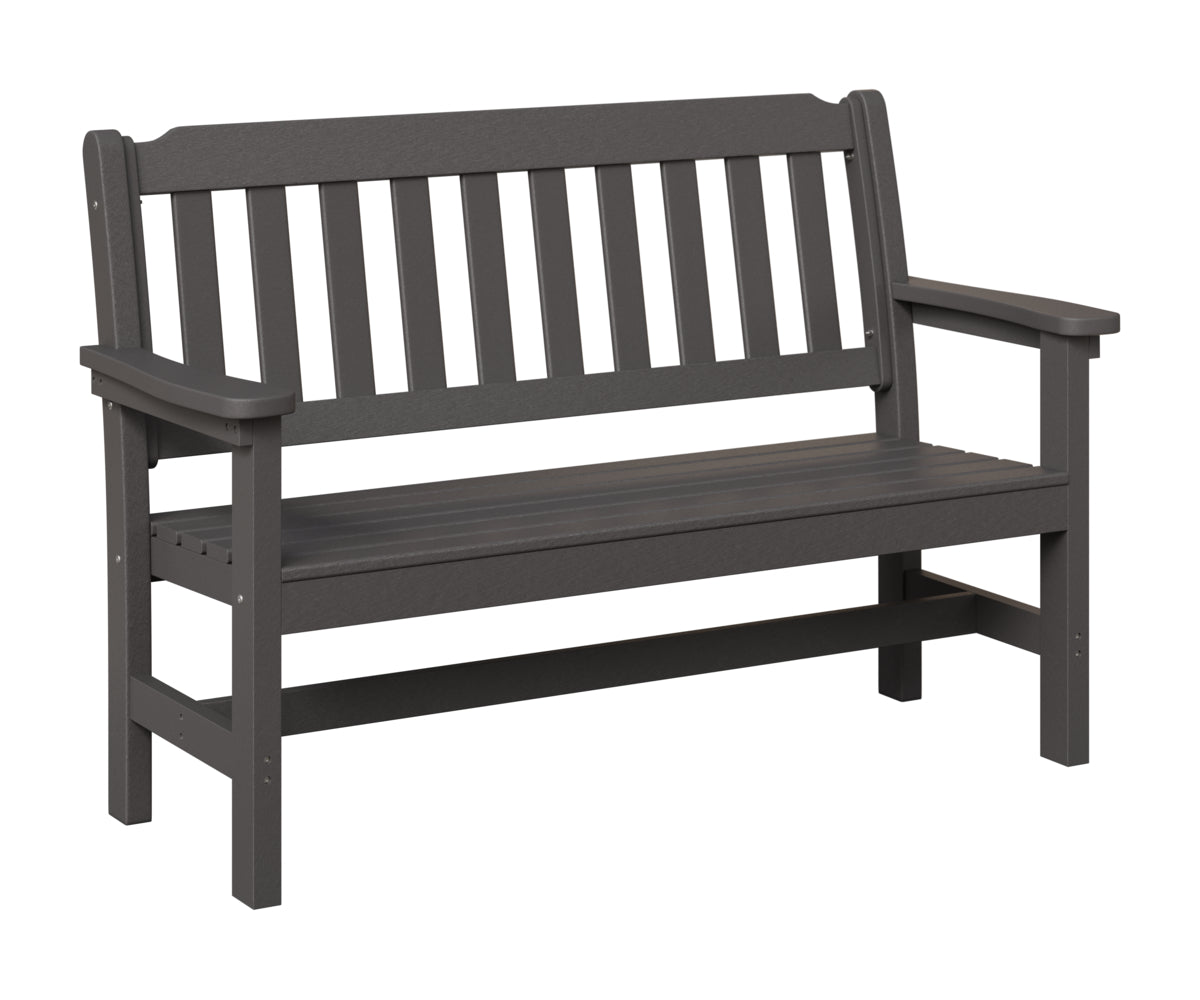 Berlin Gardens Garden Bench in Smoke Gray