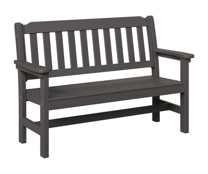 Berlin Gardens Garden Bench in Smoke Gray