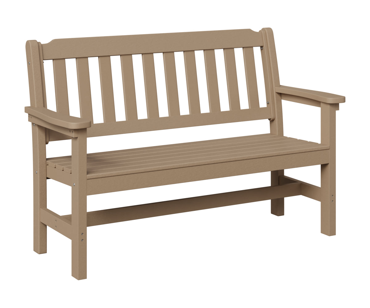 Berlin Gardens Garden Bench in Weatherwood