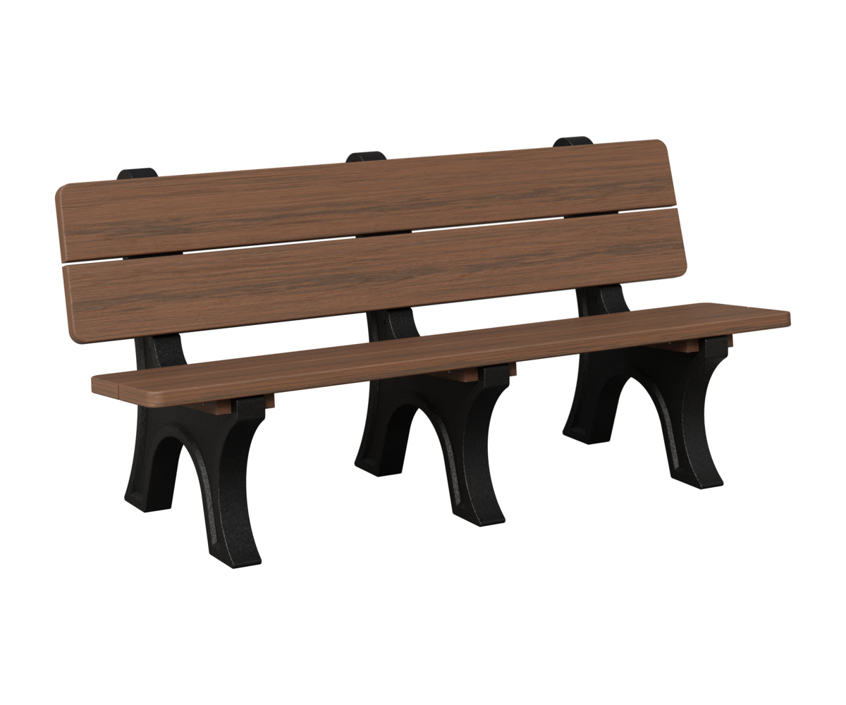 Berlin Gardens Park Bench in Brazilian Walnut