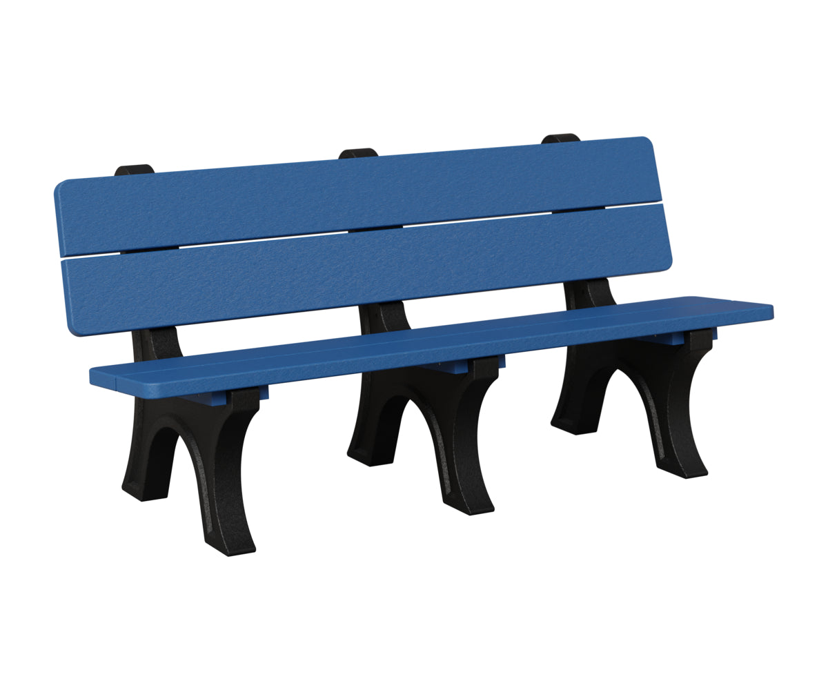 Berlin Gardens Park Bench in Pacific Blue