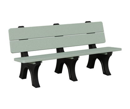 Berlin Gardens Park Bench in Sea Foam