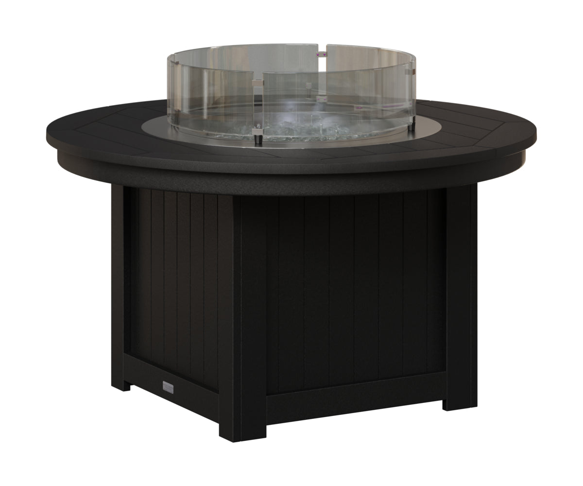 Berlin Gardens Donoma 44" Round Fire Pit in Black