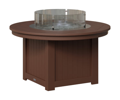 Berlin Gardens Donoma 44" Round Fire Pit in Chocolate Brown