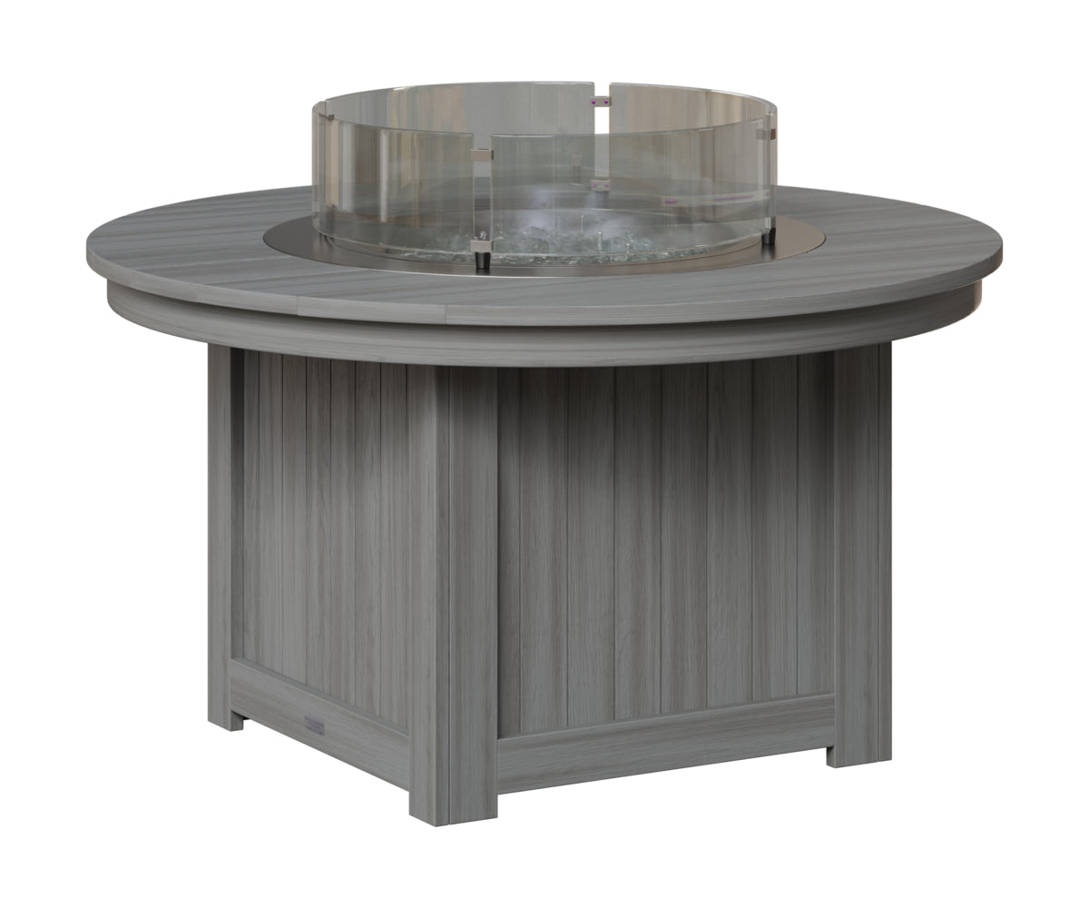 Berlin Gardens Donoma 44" Round Fire Pit in Driftwood Gray
