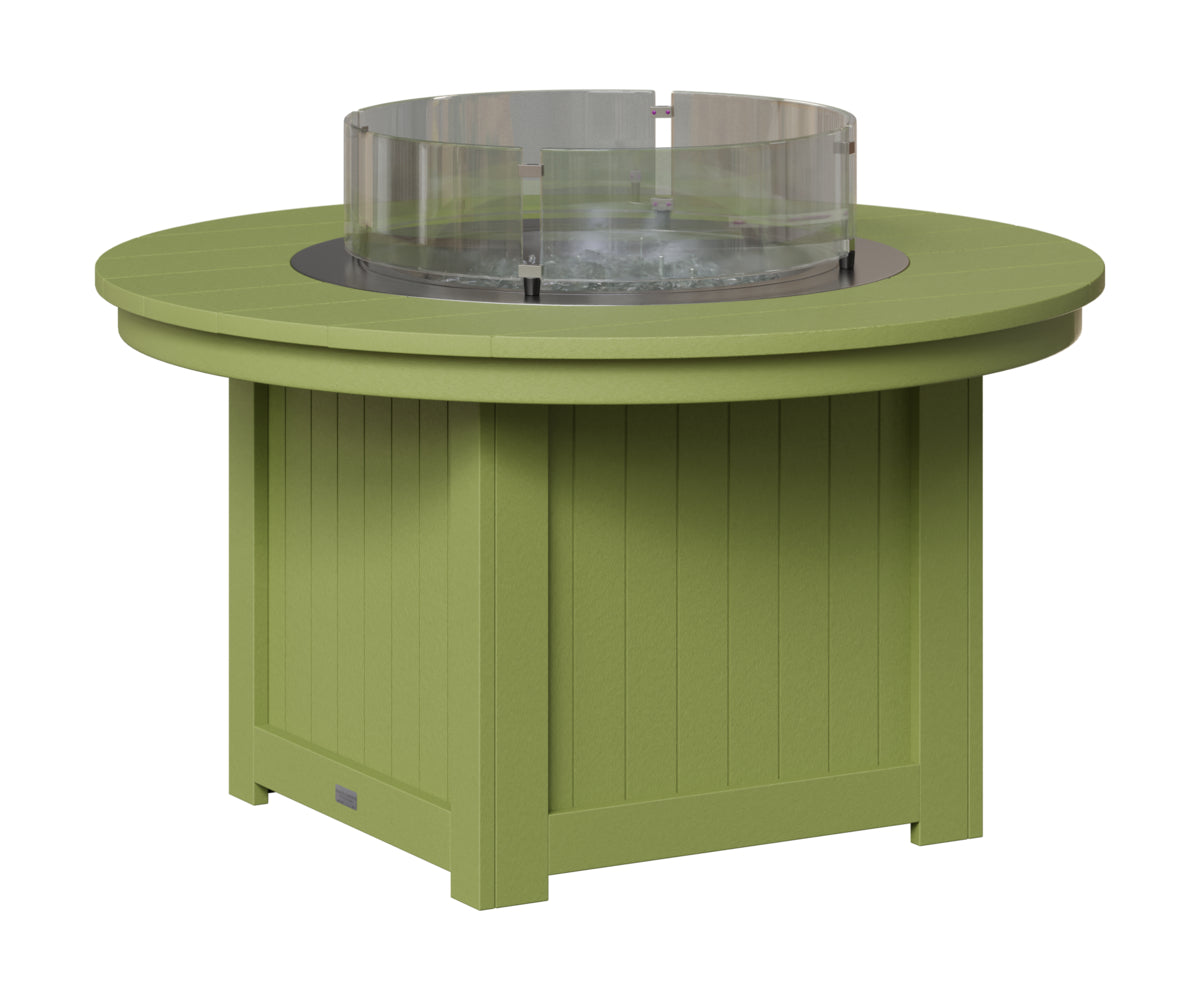 Berlin Gardens Donoma 44" Round Fire Pit in Kiwi Green