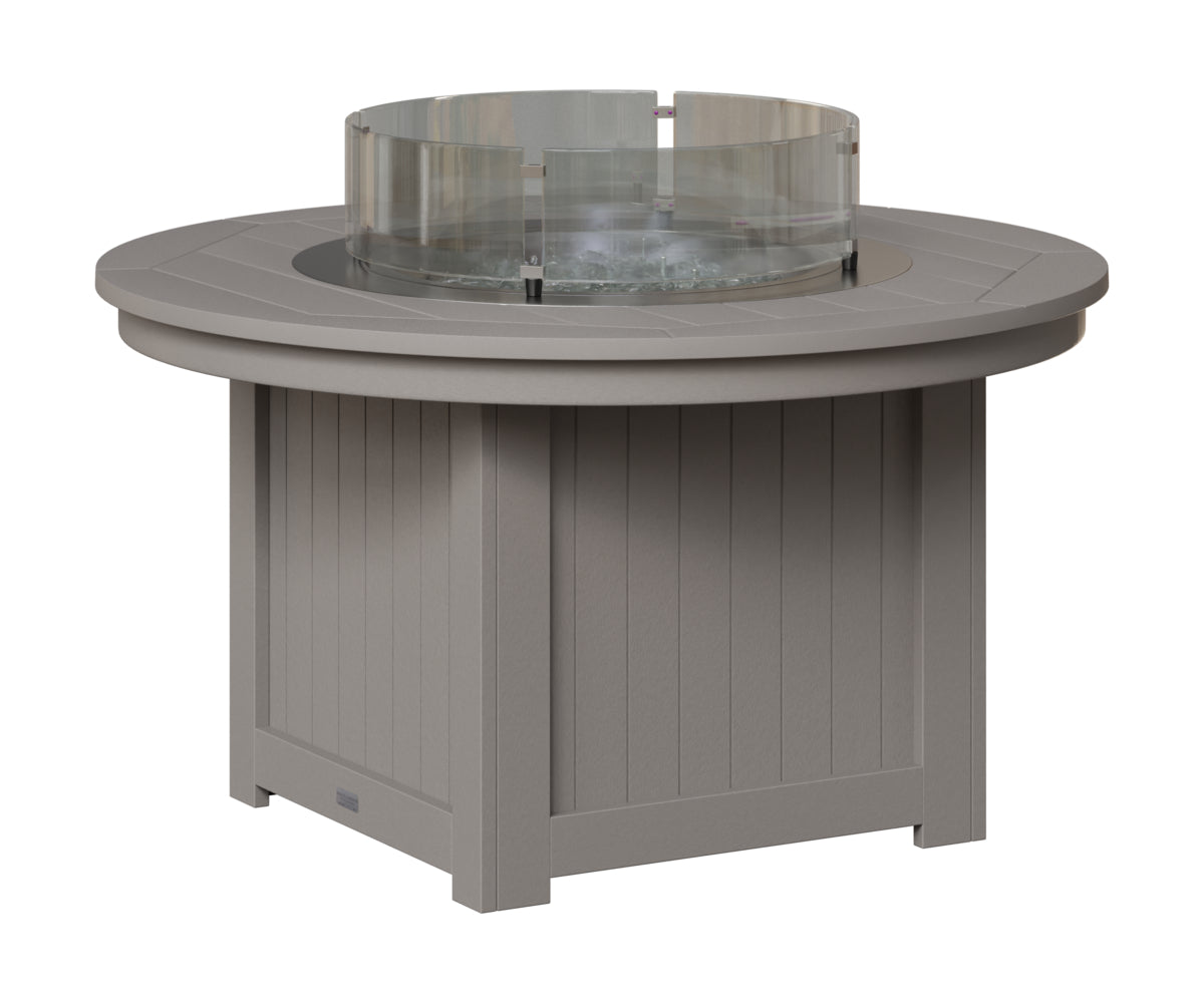 Berlin Gardens Donoma 44" Round Fire Pit in Light Gray