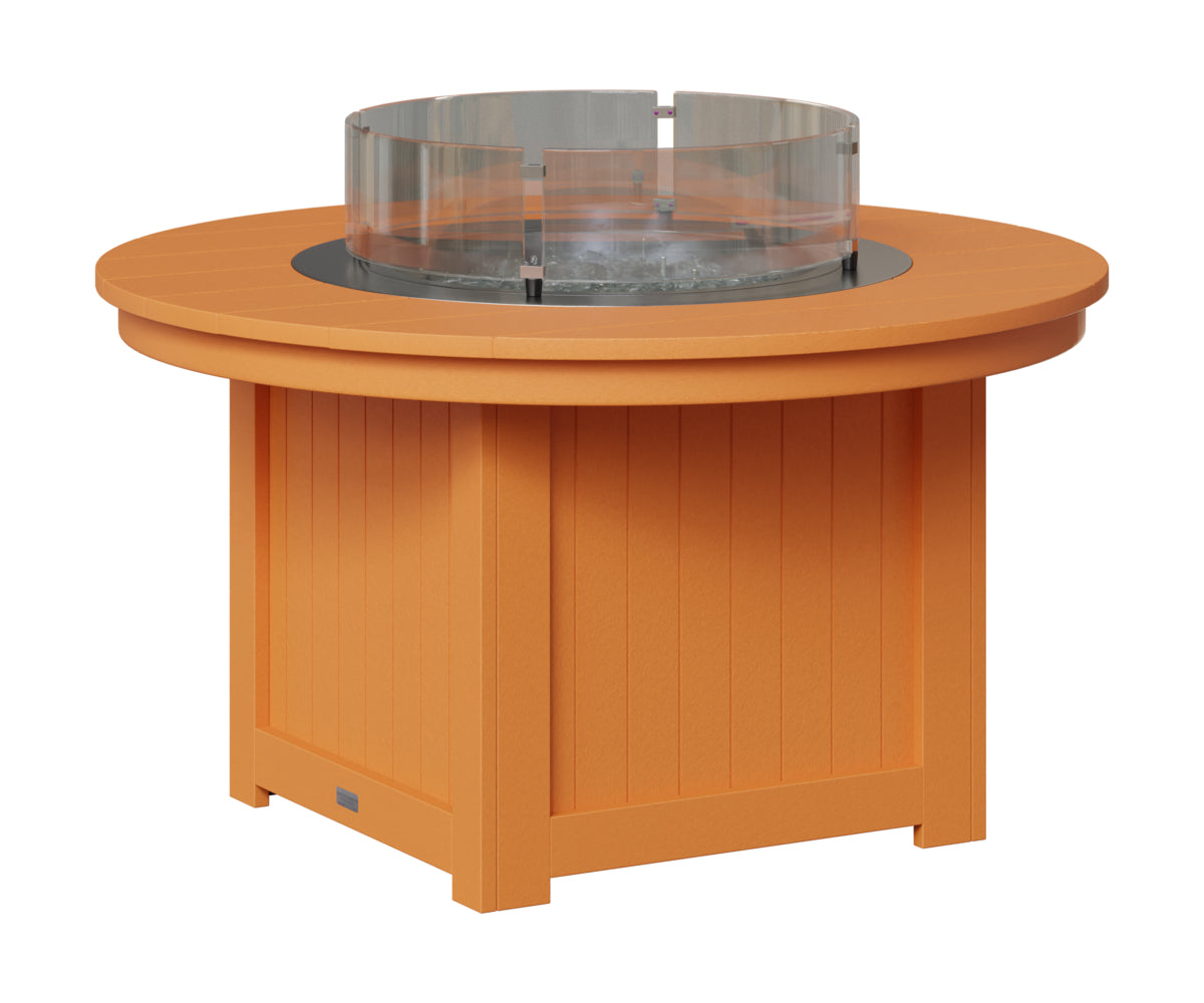 Berlin Gardens Donoma 44" Round Fire Pit in Mango Orange