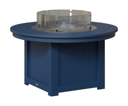 Berlin Gardens Donoma 44" Round Fire Pit in Navy Blue