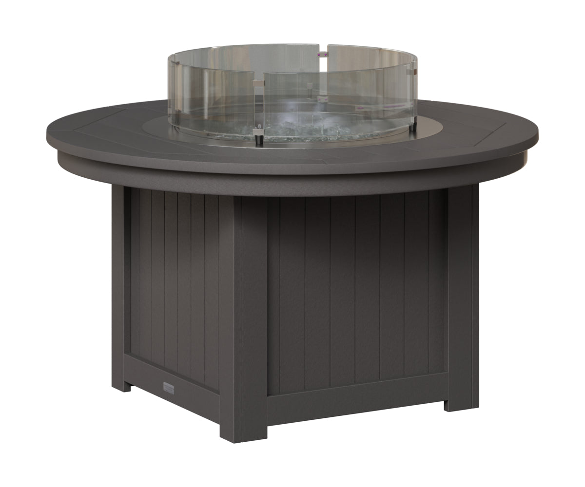 Berlin Gardens Donoma 44" Round Fire Pit in Smoke Gray