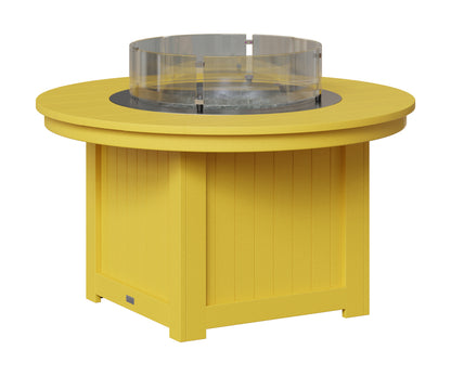 Berlin Gardens Donoma 44" Round Fire Pit in Sunburst Yellow