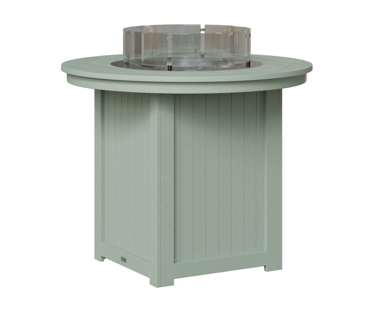 Berlin Gardens Donoma 44" Round Fire Table Counter in Sea Foam