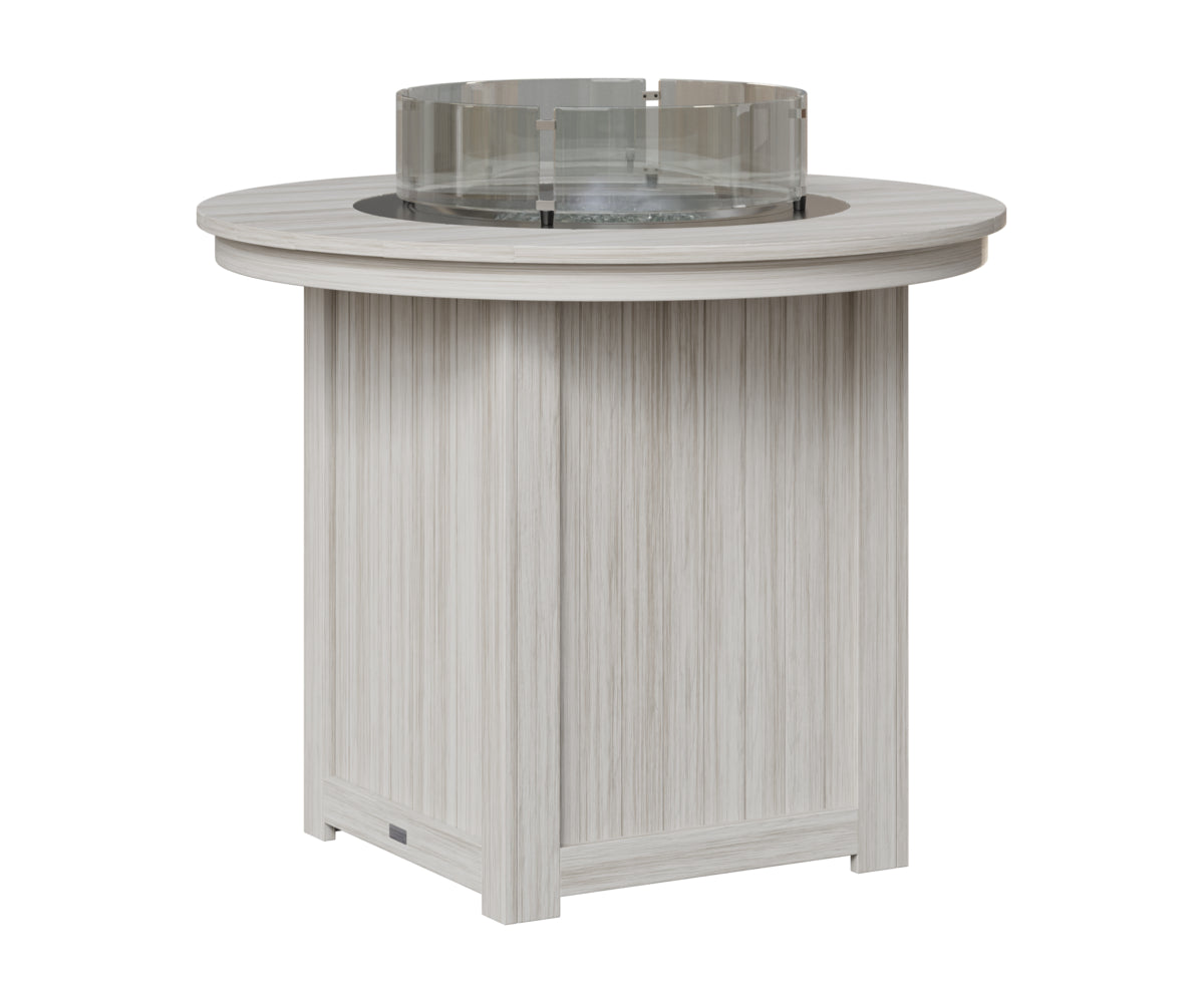 Berlin Gardens Donoma 44" Round Fire Table Counter in Seashell