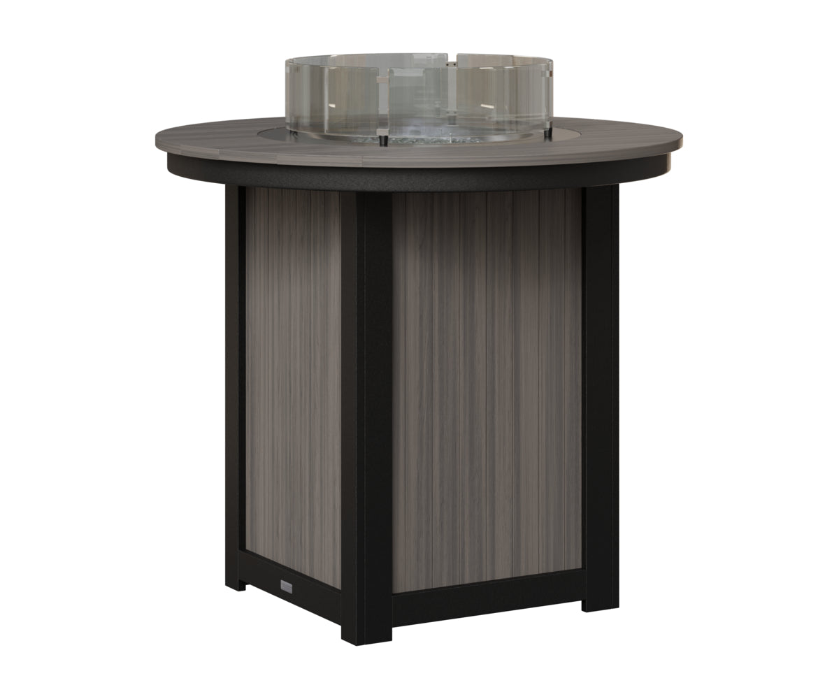 Berlin Gardens Donoma 44" Round Fire Table Bar, lifestyle photo 1