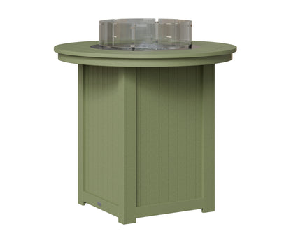 Berlin Gardens Donoma 44" Round Fire Table Bar in Sage