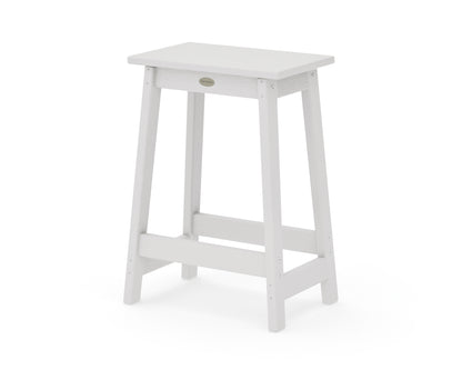 POLYWOOD Modern Studio Counter Stool in Vintage White