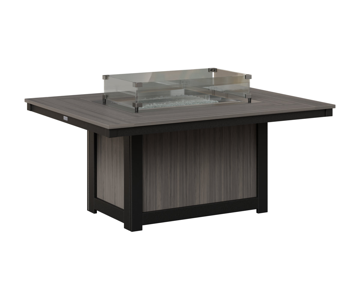 Berlin Gardens Donoma 42" x 54" Rectangular Fire Pit, lifestyle photo 1