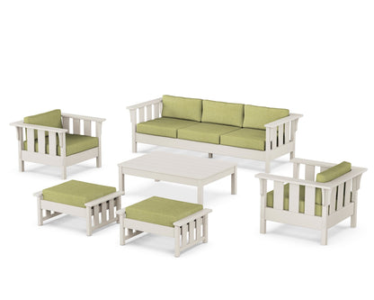 POLYWOOD Acadia 6-Piece Lounge Sofa Set