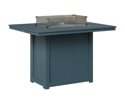 Berlin Gardens Donoma 42" x 54" Rectangular Fire Table Counter in Slate