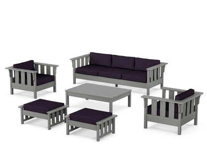 POLYWOOD Acadia 6-Piece Lounge Sofa Set