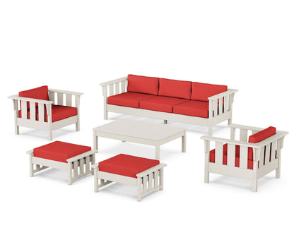 POLYWOOD Acadia 6-Piece Lounge Sofa Set