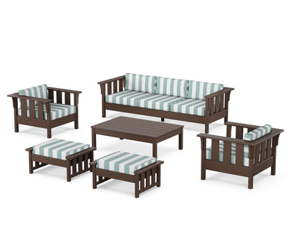POLYWOOD Acadia 6-Piece Lounge Sofa Set