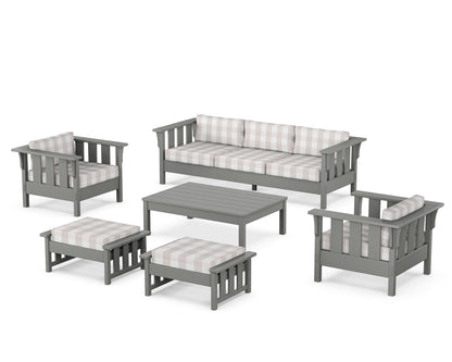 POLYWOOD Acadia 6-Piece Lounge Sofa Set