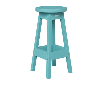 Berlin Gardens Outdoor Bar Stool in Aruba Blue