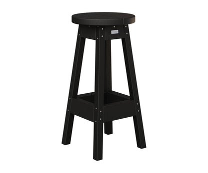 Berlin Gardens Outdoor Bar Stool in Black