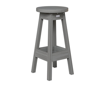 Berlin Gardens Outdoor Bar Stool in Driftwood Gray
