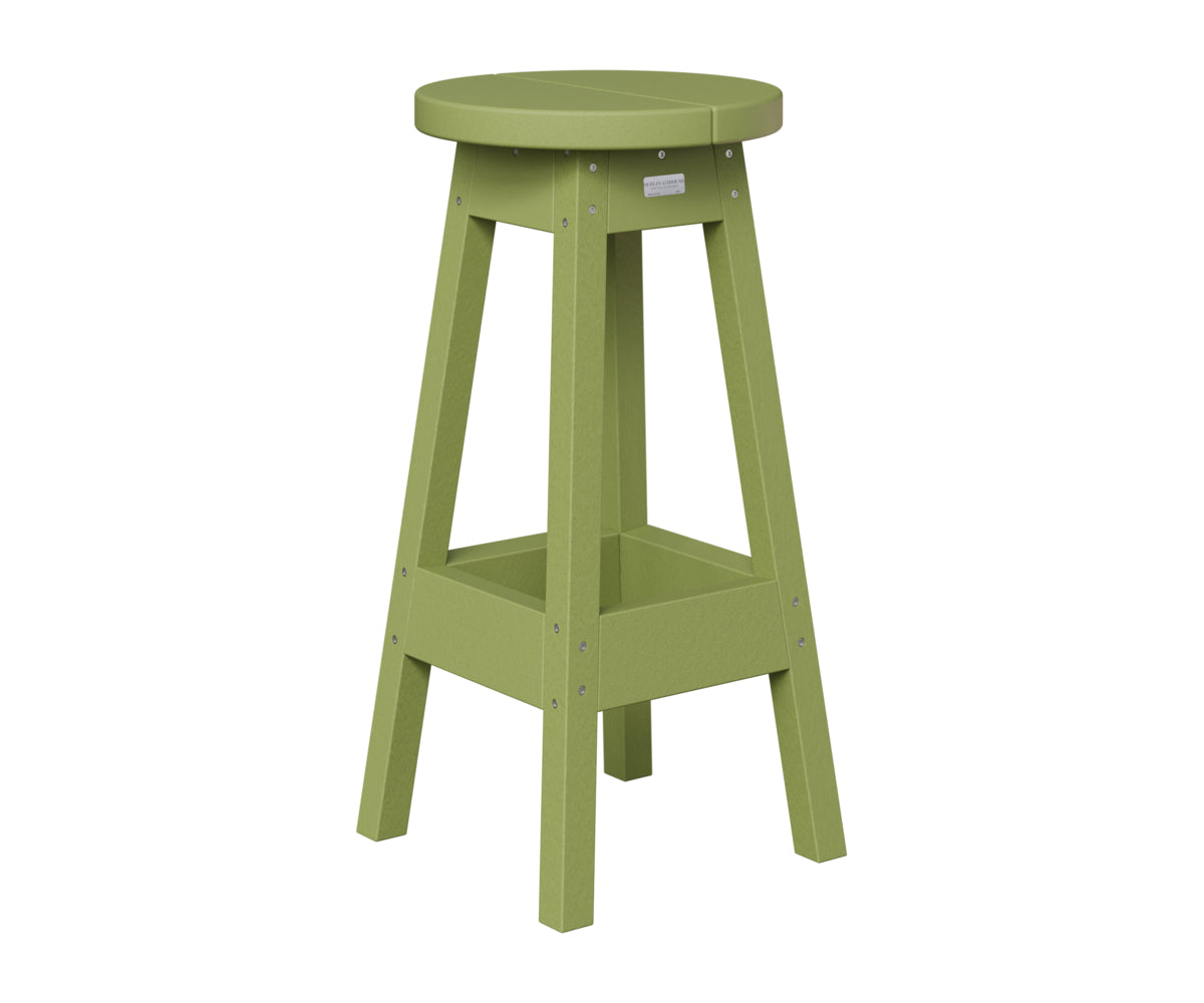 Berlin Gardens Outdoor Bar Stool in Kiwi Green