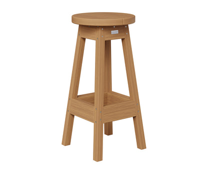 Berlin Gardens Outdoor Bar Stool in Natural Teak