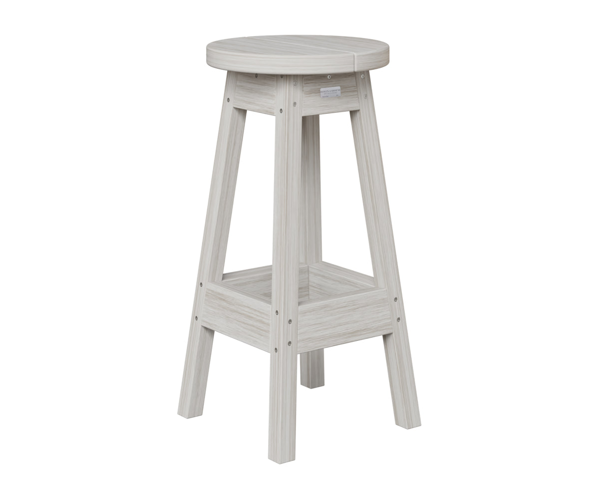 Berlin Gardens Outdoor Bar Stool in Seashell