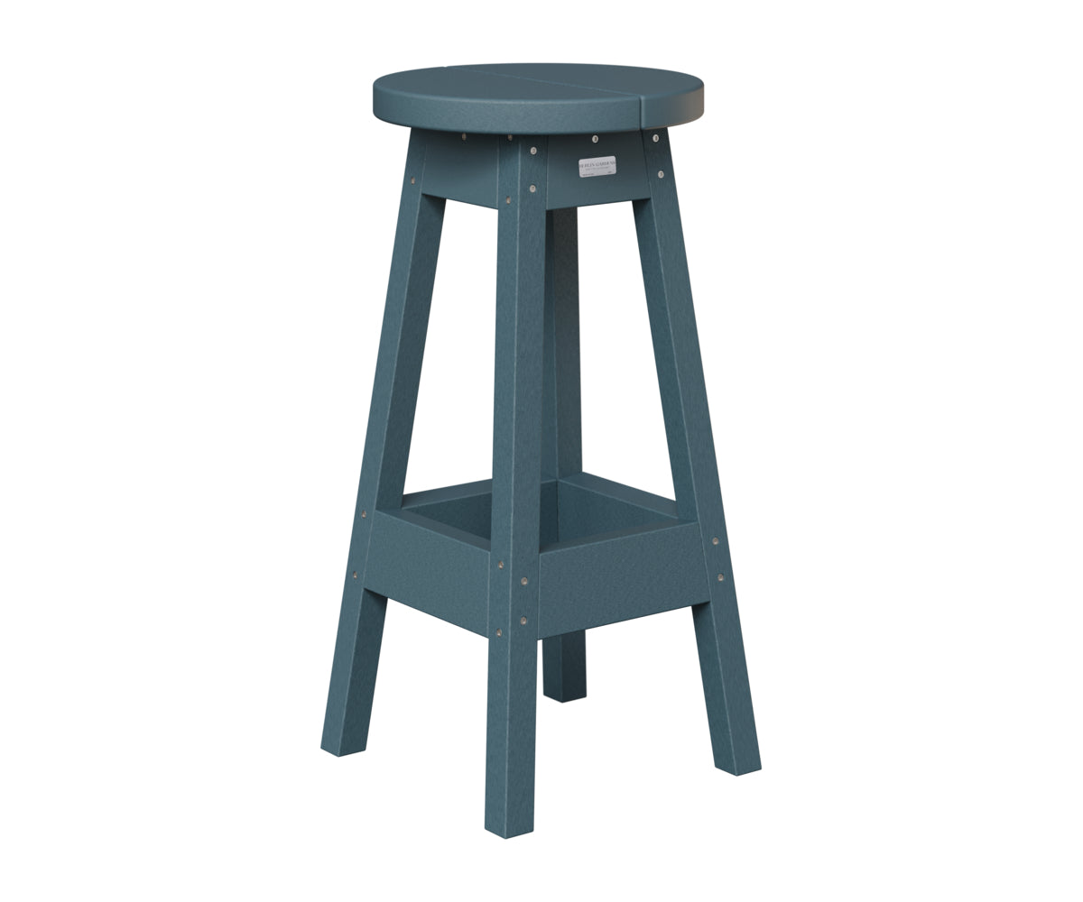 Berlin Gardens Outdoor Bar Stool in Slate