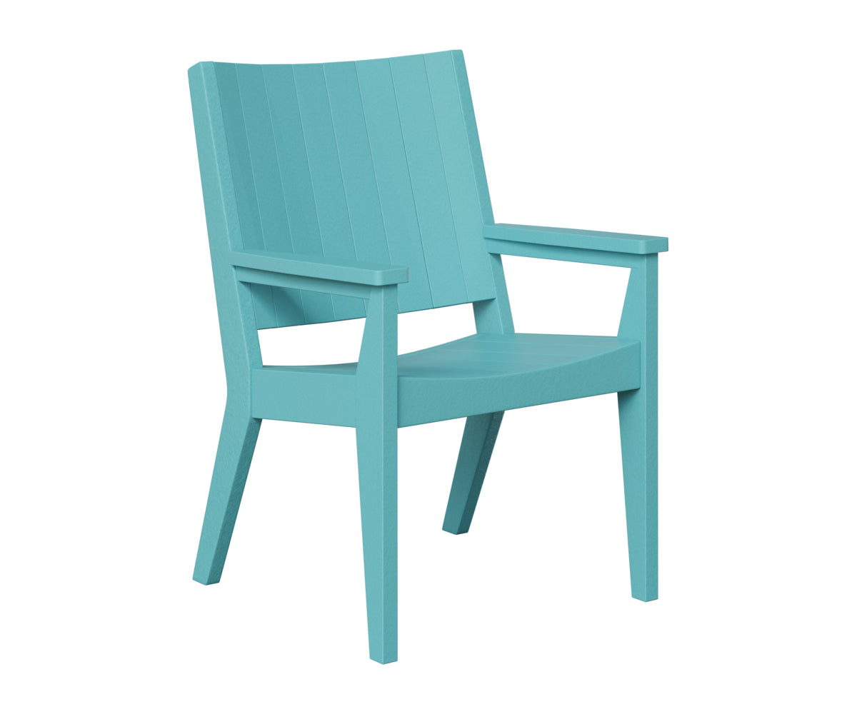 Berlin Gardens Mayhew Chat Dining Chair in Aruba Blue