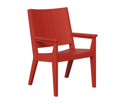 Berlin Gardens Mayhew Chat Dining Chair in Scarlet Red