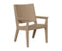 Berlin Gardens Mayhew Chat Dining Chair in Weatherwood