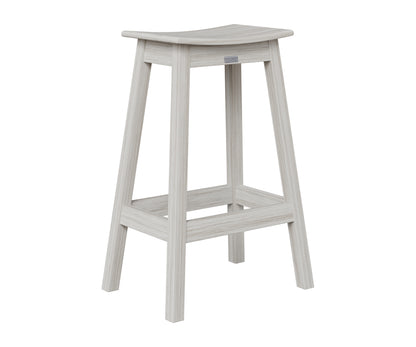 Berlin Gardens Saddle Bar Stool in Seashell