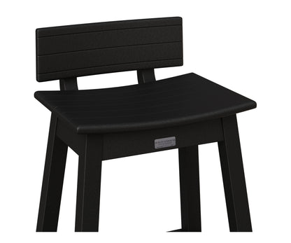 Berlin Gardens Saddle Stool Back Kit in Black