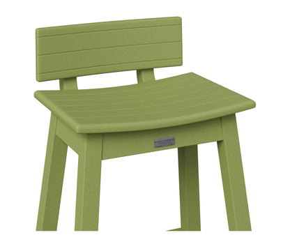 Berlin Gardens Saddle Stool Back Kit in Kiwi Green